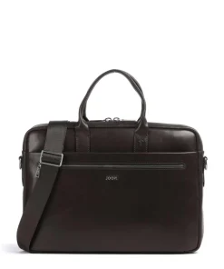 JOOP! Business- & Laptop Bags-Treviso Pandion Briefcase 15″ grained leather