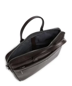 JOOP! Business- & Laptop Bags-Treviso Pandion Briefcase 15″ grained leather