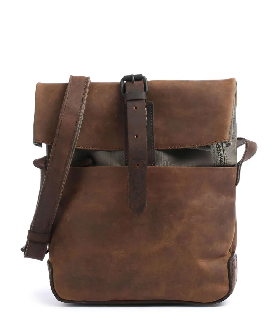Harold Crossbody Bags-Twister Crossbody bag canvas, cow leather