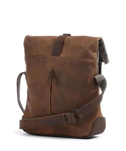 Harold Crossbody Bags-Twister Crossbody bag canvas, cow leather