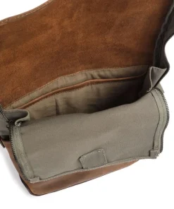 Harold Crossbody Bags-Twister Crossbody bag canvas, cow leather