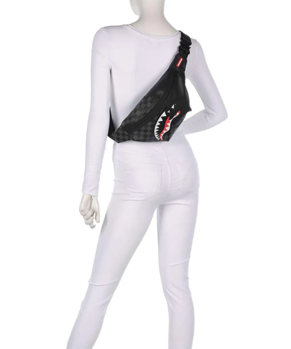 Sprayground Fanny Packs|Crossbody Bags-Unfinished Shark Fanny pack hard synthetic