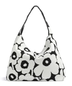 Marimekko Shoulder Bags|Hobo Bags-Unikko Knitted Hobo bag cotton