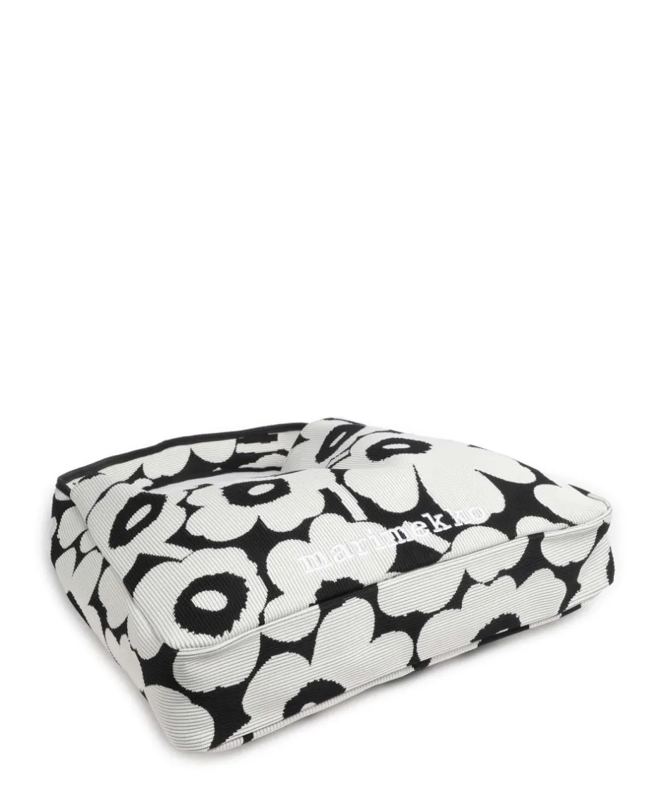 Marimekko Shoulder Bags|Hobo Bags-Unikko Knitted Hobo bag cotton