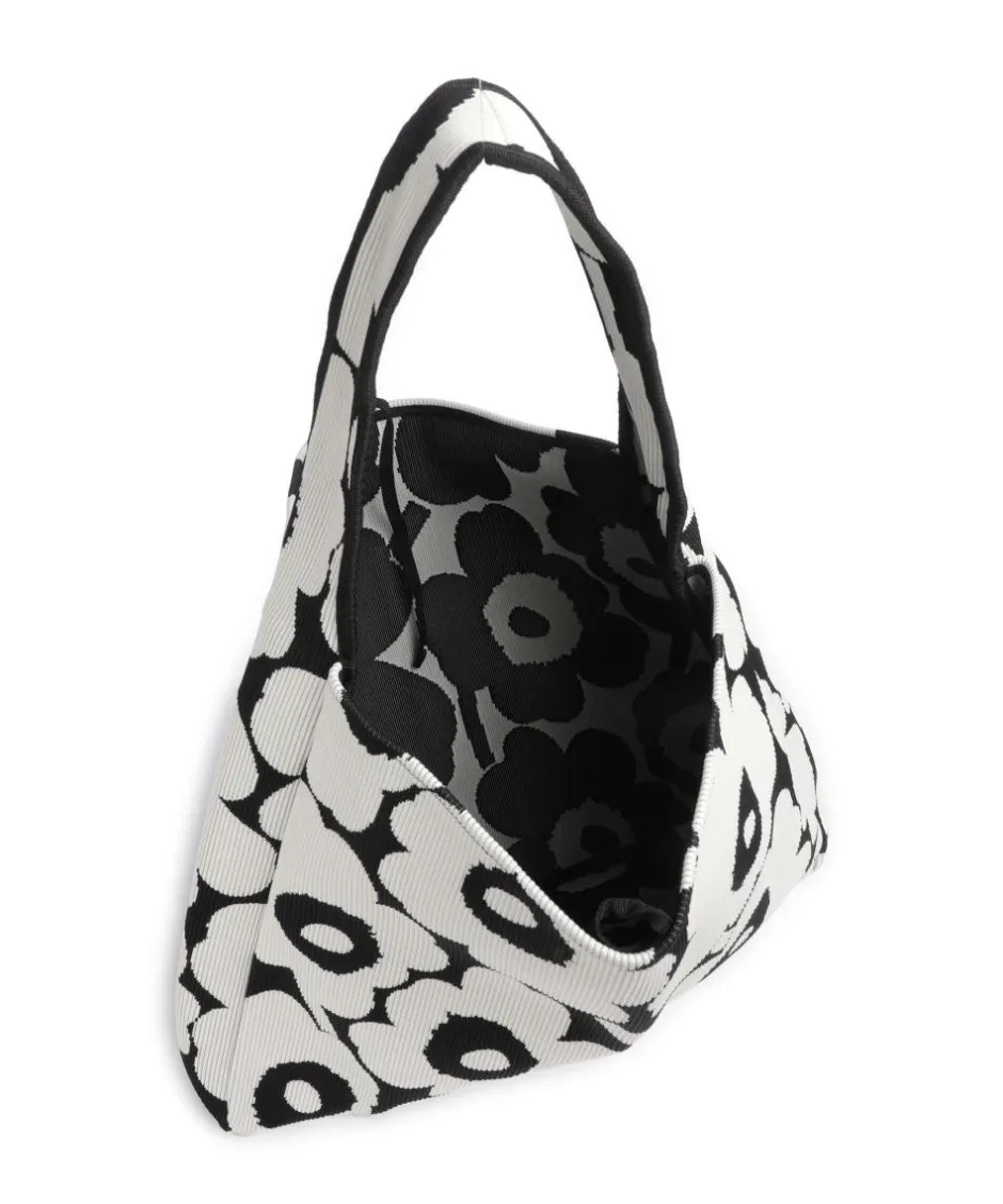 Marimekko Shoulder Bags|Hobo Bags-Unikko Knitted Hobo bag cotton