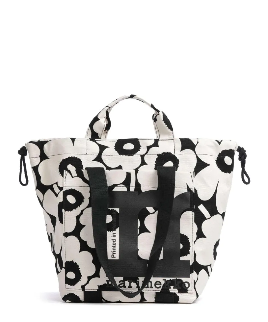 Marimekko Tote Bags|Handbags-Unikko Mono City Tote bag canvas