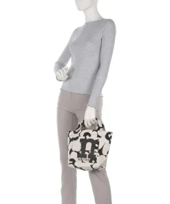 Marimekko Tote Bags|Handbags-Unikko Mono Mini Handbag canvas