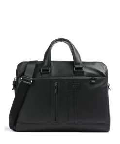 Piquadro Business- & Laptop Bags-Urban Briefcase 15″ grained cow leather