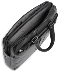 Piquadro Business- & Laptop Bags-Urban Briefcase 15″ grained cow leather