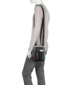 Piquadro Crossbody Bags-Urban Crossbody bag fine grain cow leather