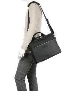 Porsche Design Business- & Laptop Bags-Urban Eco M Briefcase 15″ recycled polyester, polyurethane