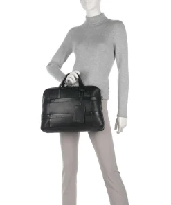 Vocier Business- & Laptop Bags-Vantage Medium Briefcase 15″ nappa leather