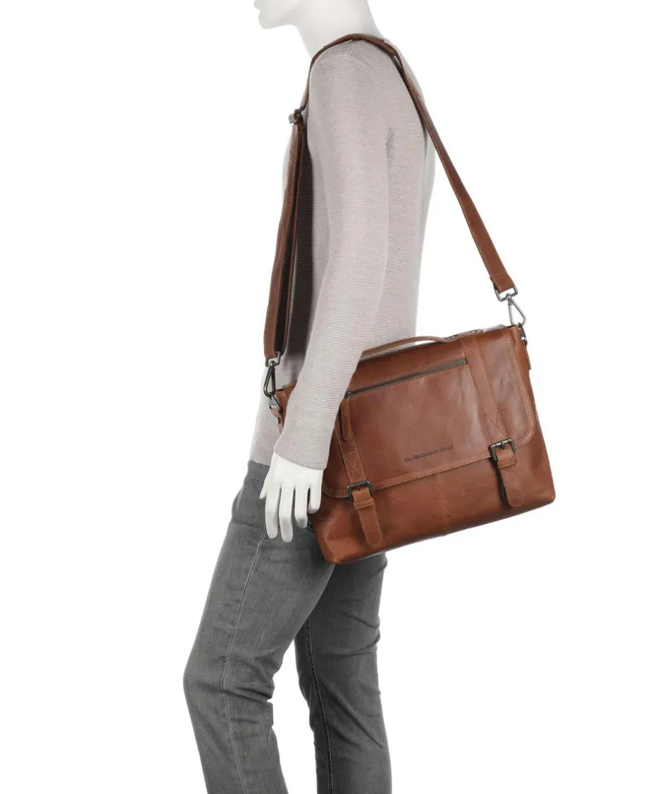 The Chesterfield Brand Business- & Laptop Bags-Veneto Briefcase 14″ pull-up cow leather