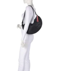 Taschendieb Wien Shoulder Bags|Hobo Bags-Venusweg 8 Hobo bag grained leather