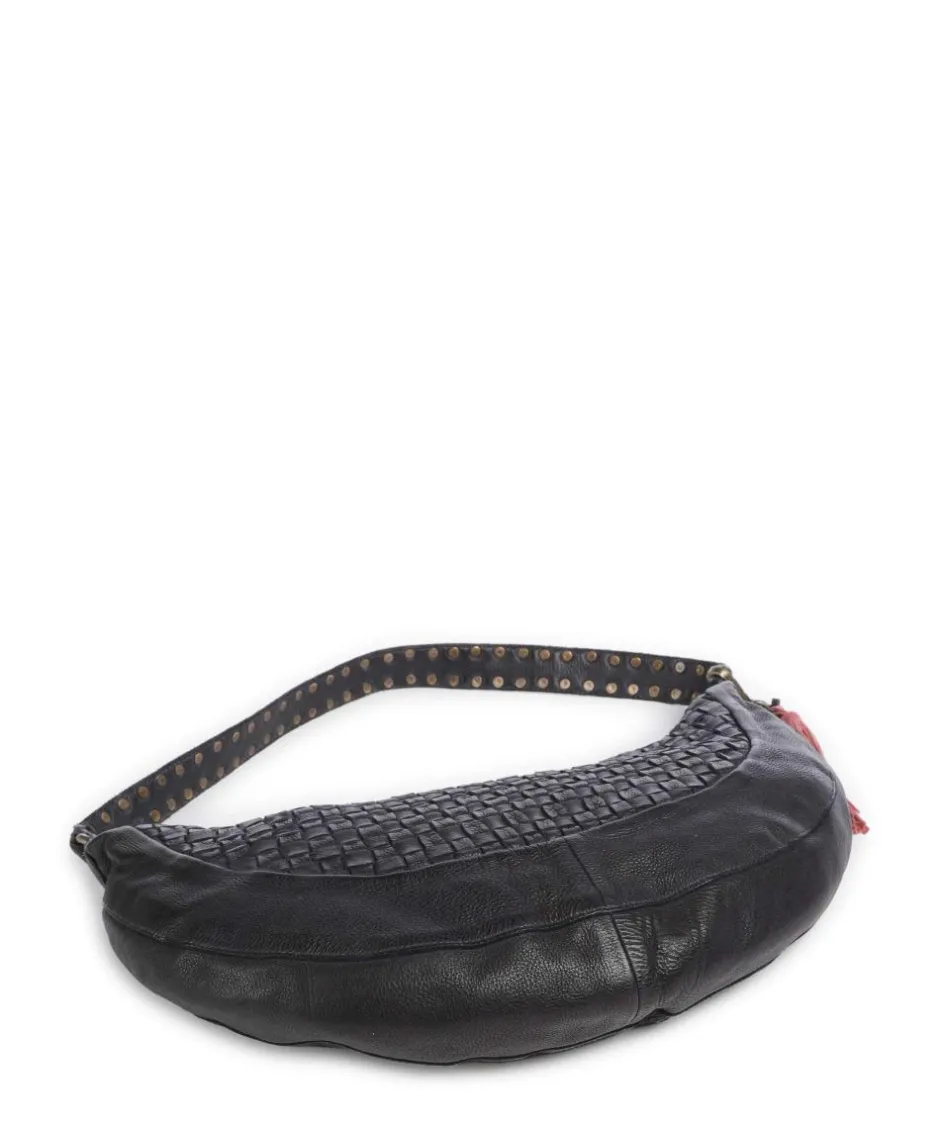 Taschendieb Wien Shoulder Bags|Hobo Bags-Venusweg 8 Hobo bag grained leather