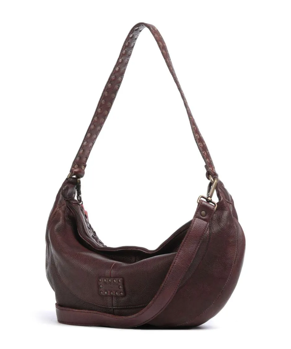 Taschendieb Wien Shoulder Bags|Hobo Bags-Venusweg 8 Hobo bag grained leather