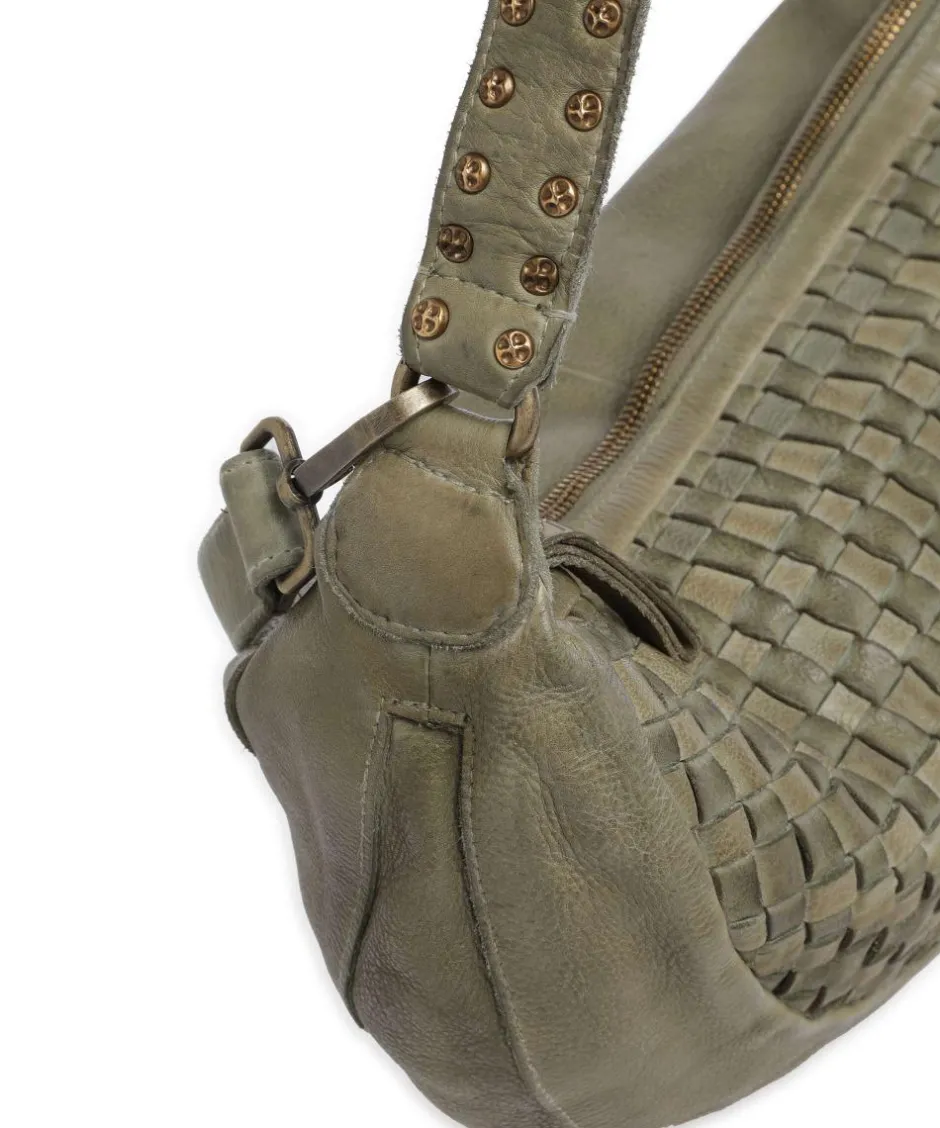 Taschendieb Wien Shoulder Bags|Hobo Bags-Venusweg 8 Hobo bag grained leather
