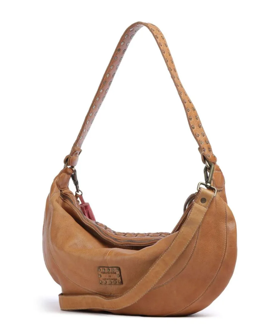 Taschendieb Wien Shoulder Bags|Hobo Bags-Venusweg 8 Hobo bag grained leather