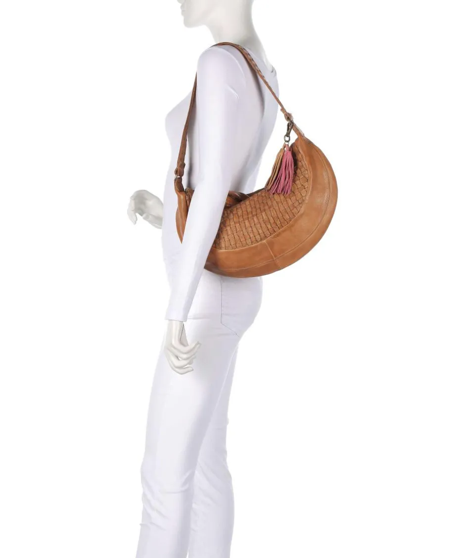 Taschendieb Wien Shoulder Bags|Hobo Bags-Venusweg 8 Hobo bag grained leather