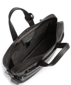 Piquadro Business- & Laptop Bags-VIBE Briefcase 15″ grained cow leather