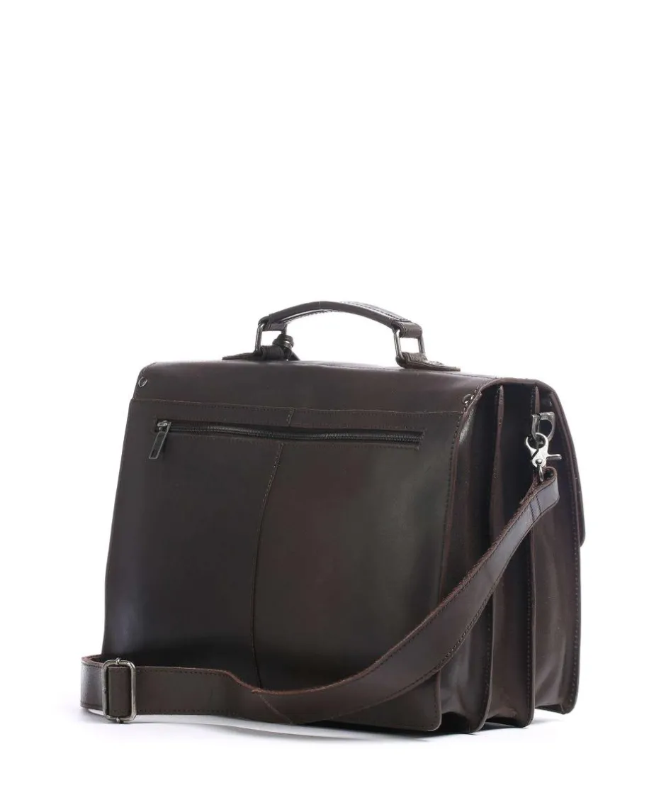 Burkely Business- & Laptop Bags-Vintage Dean Briefcase calfskin