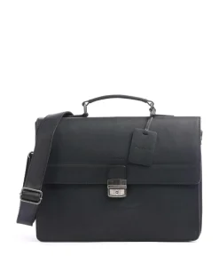 Burkely Business- & Laptop Bags-Vintage Dean Briefcase calfskin