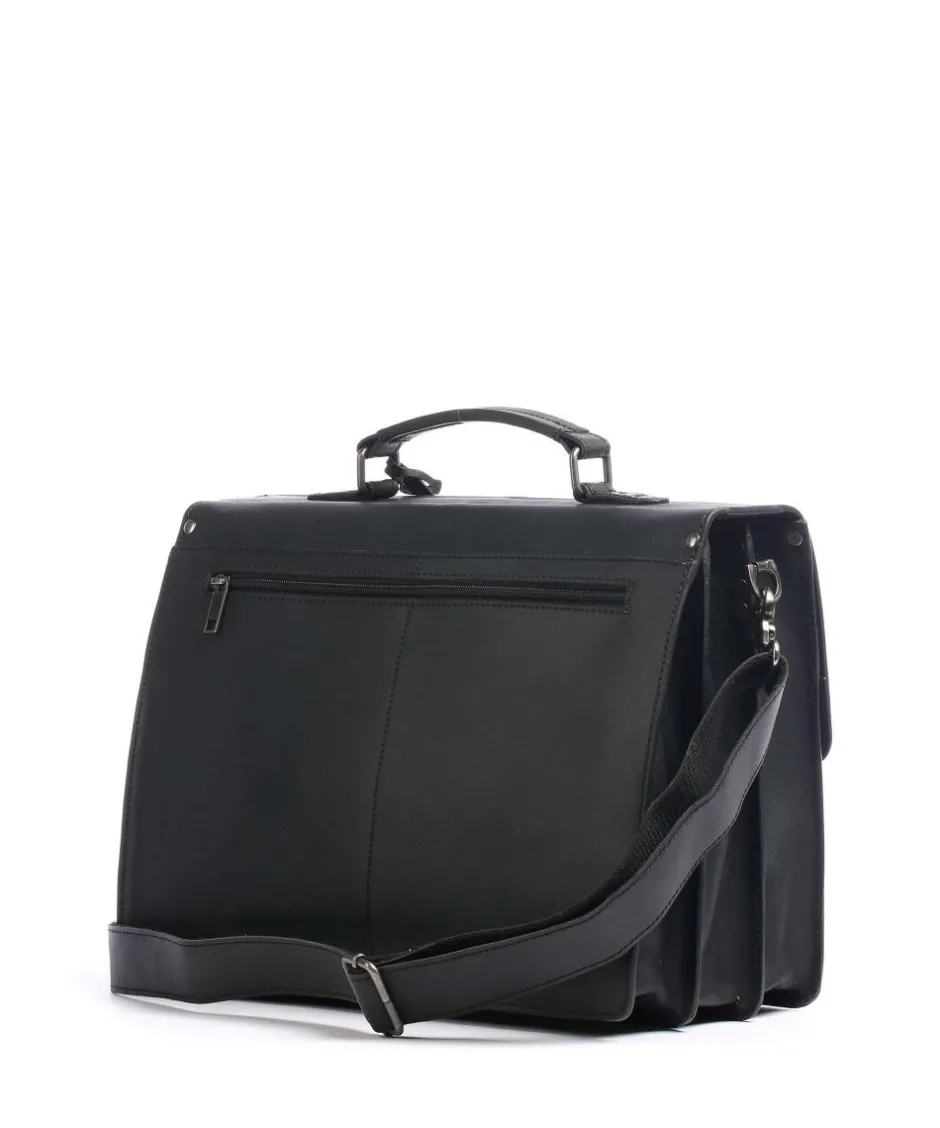 Burkely Business- & Laptop Bags-Vintage Dean Briefcase calfskin