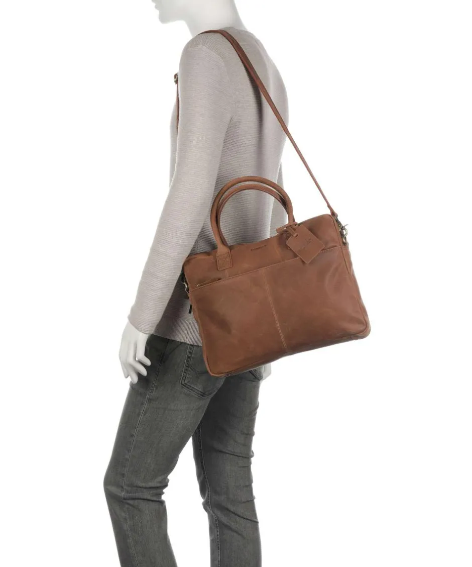 Burkely Business- & Laptop Bags-Vintage Jack Briefcase 13″ leather