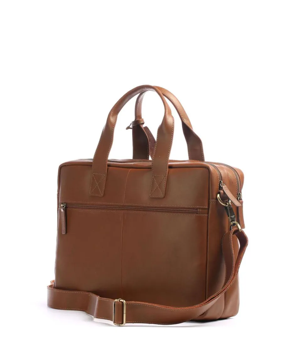 Burkely Business- & Laptop Bags-Vintage Jesse Briefcase 15″ leather