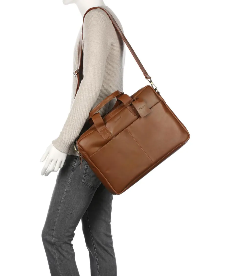 Burkely Business- & Laptop Bags-Vintage Jesse Briefcase 15″ leather