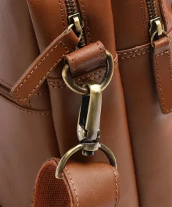 Burkely Business- & Laptop Bags-Vintage Jesse Briefcase 15″ leather