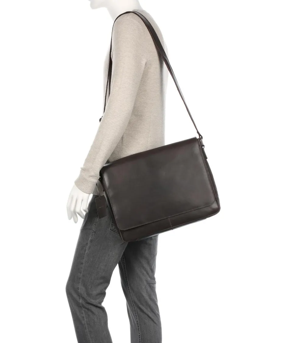 Burkely Business- & Laptop Bags|Crossbody Bags-Vintage Juul Messenger bag calfskin