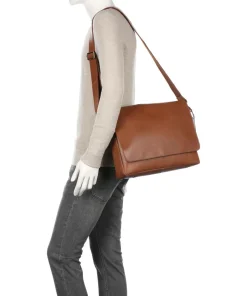 Burkely Business- & Laptop Bags|Crossbody Bags-Vintage Juul Messenger bag calfskin