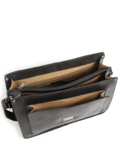 Burkely Business- & Laptop Bags-Vintage Scott Briefcase fine grain leather