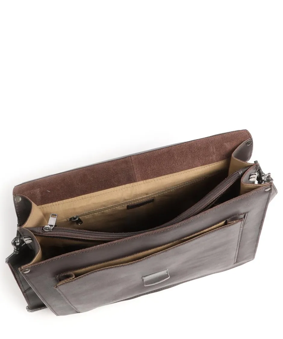 Burkely Business- & Laptop Bags-Vintage Scott Briefcase fine grain leather