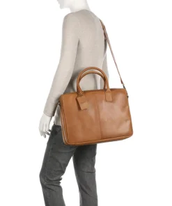 Burkely Business- & Laptop Bags-Vintage Taylor Worker Briefcase grained leather