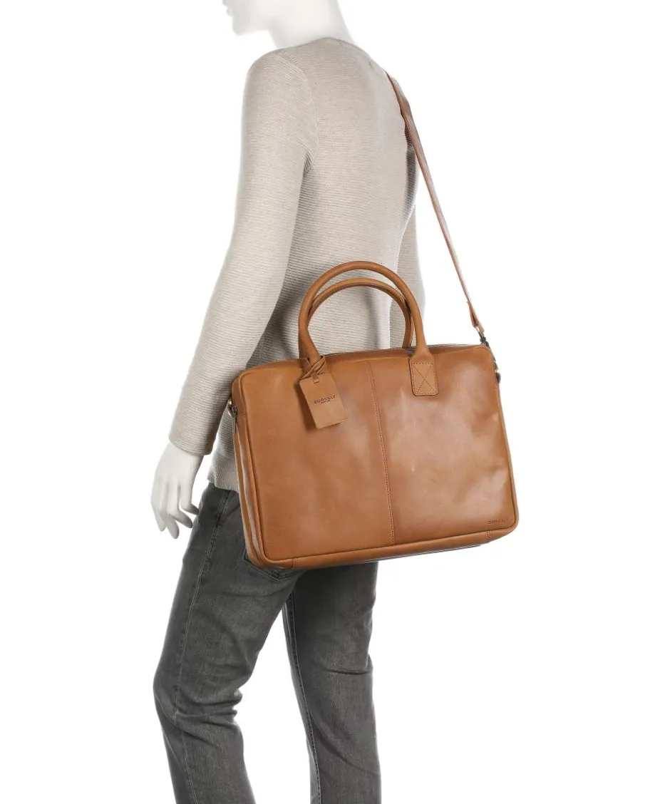 Burkely Business- & Laptop Bags-Vintage Taylor Worker Briefcase grained leather