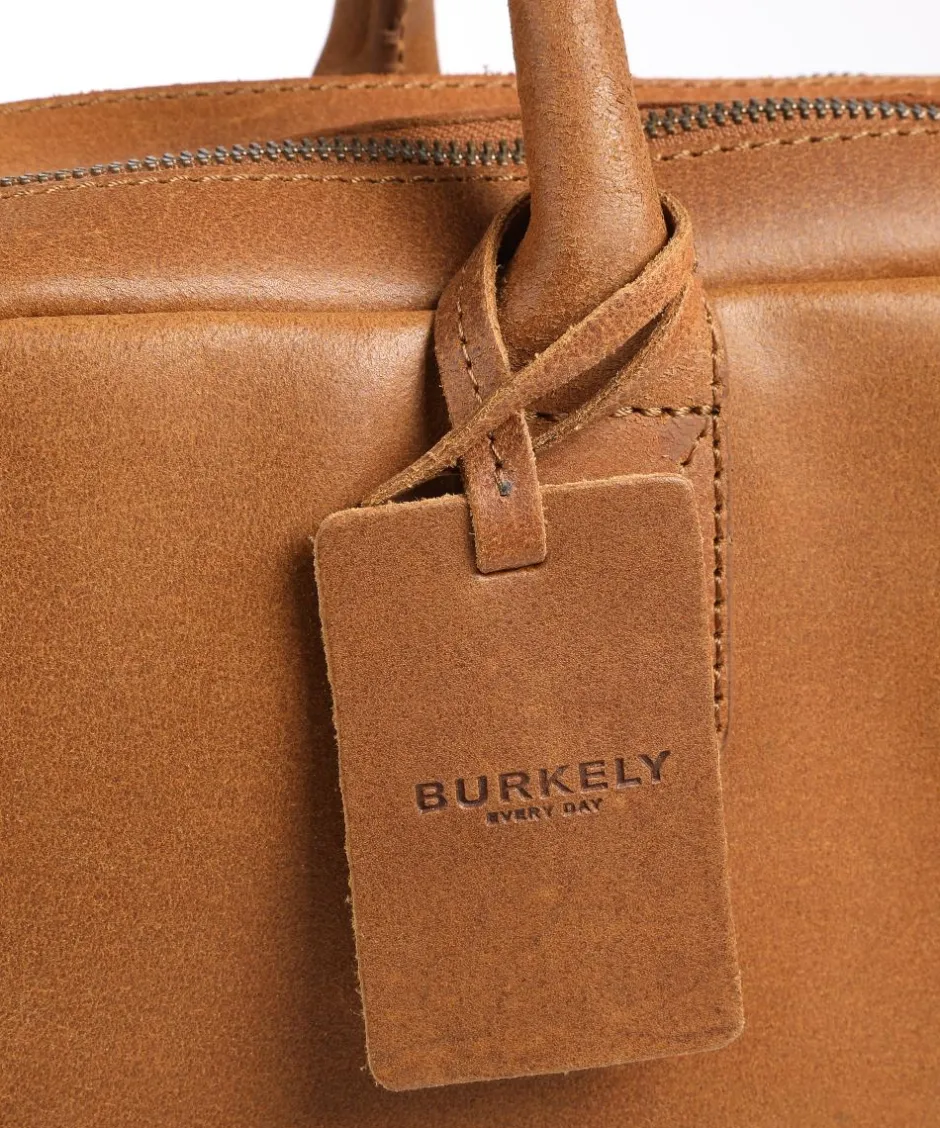 Burkely Business- & Laptop Bags-Vintage Taylor Worker Briefcase grained leather