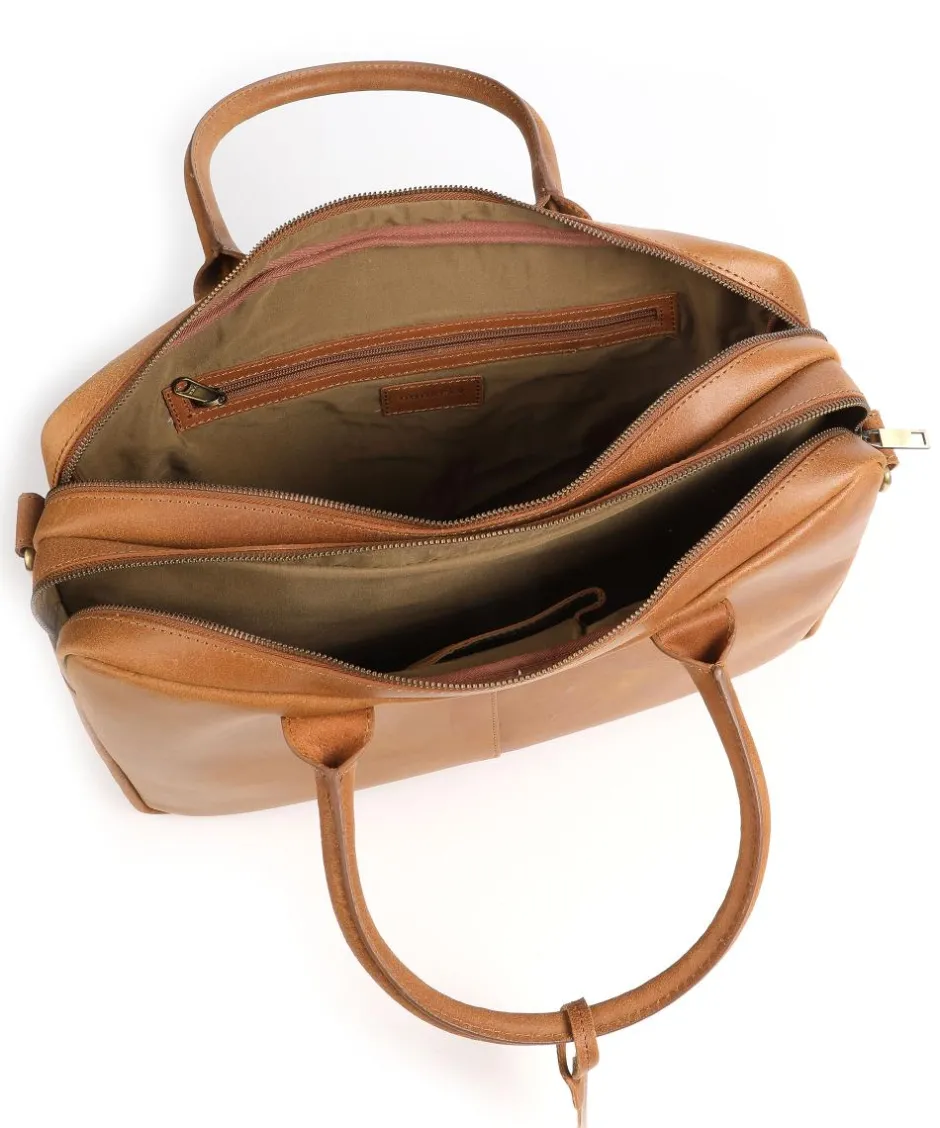 Burkely Business- & Laptop Bags-Vintage Taylor Worker Briefcase grained leather