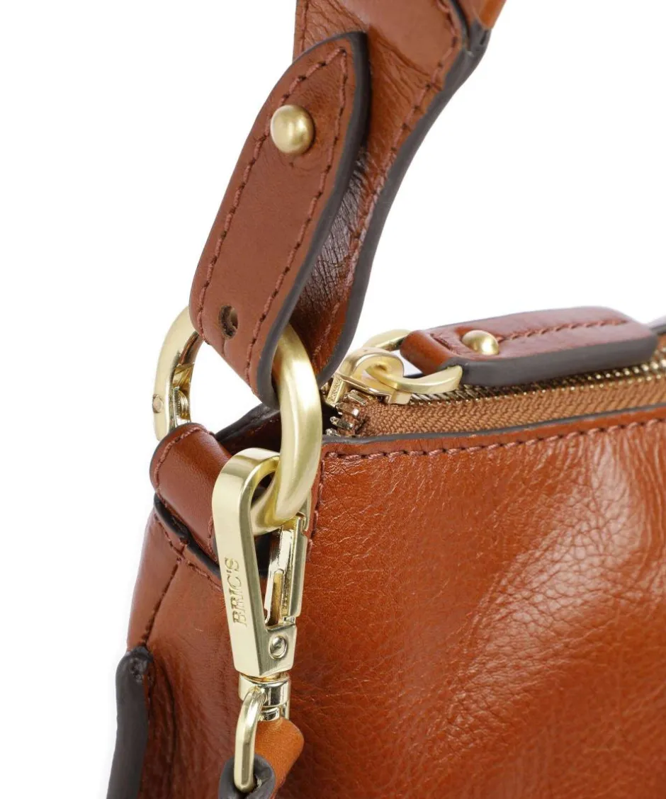 Brics Shoulder Bags|Hobo Bags-Volterra Hobo bag fine grain leather