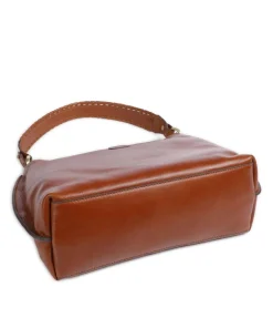 Brics Shoulder Bags|Hobo Bags-Volterra Hobo bag fine grain leather