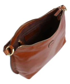 Brics Shoulder Bags|Hobo Bags-Volterra Hobo bag fine grain leather
