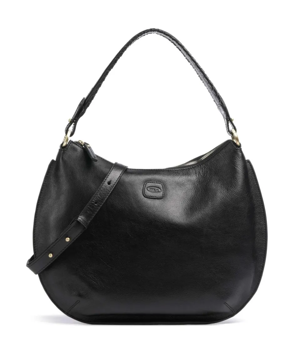 Brics Shoulder Bags|Hobo Bags-Volterra Hobo bag fine grain cow leather