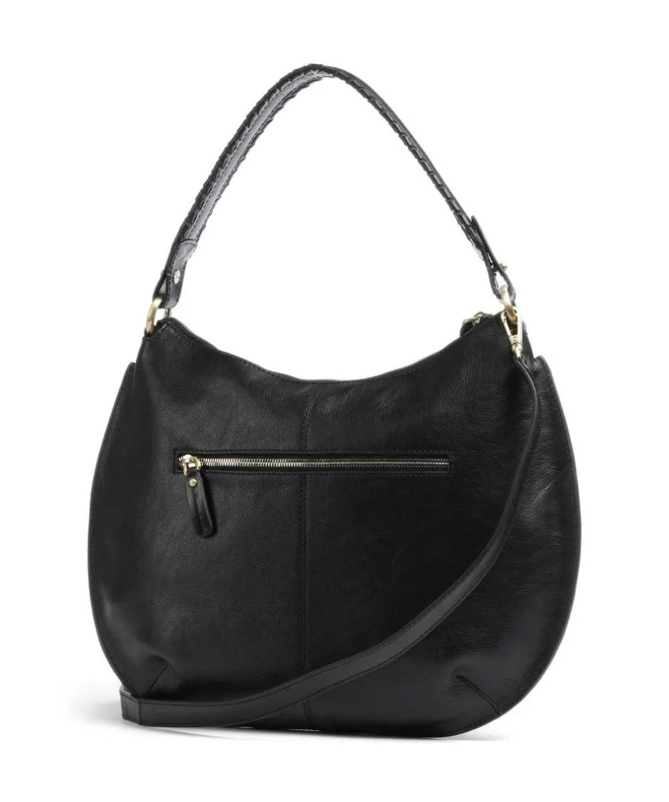 Brics Shoulder Bags|Hobo Bags-Volterra Hobo bag fine grain cow leather