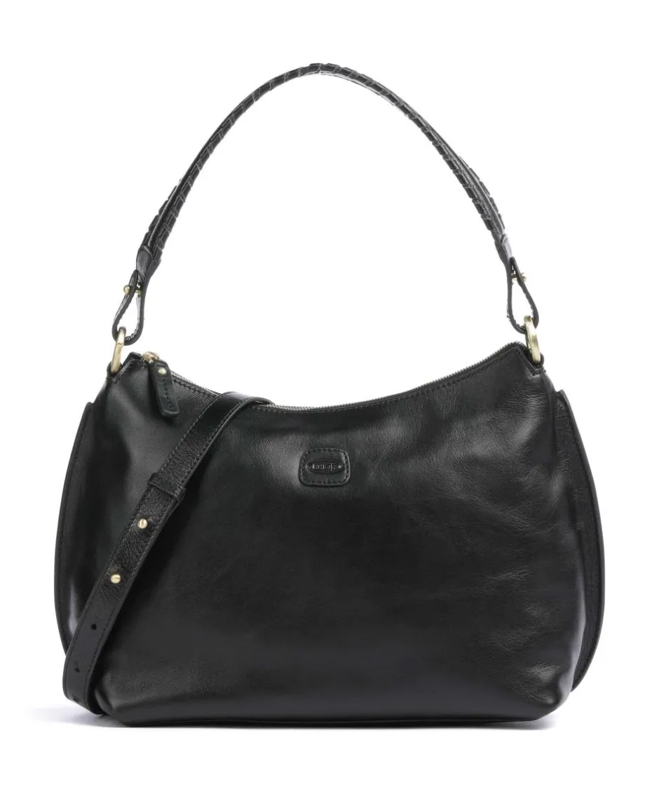 Brics Shoulder Bags|Hobo Bags-Volterra Hobo bag fine grain leather