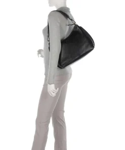 Brics Shoulder Bags|Hobo Bags-Volterra Hobo bag fine grain leather