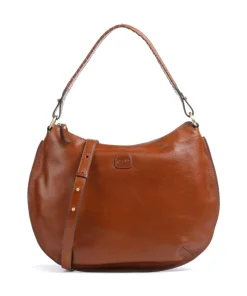 Brics Shoulder Bags|Hobo Bags-Volterra Hobo bag fine grain cow leather