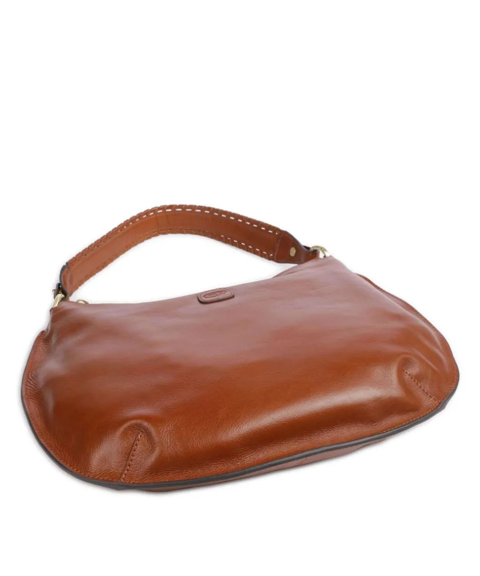 Brics Shoulder Bags|Hobo Bags-Volterra Hobo bag fine grain cow leather