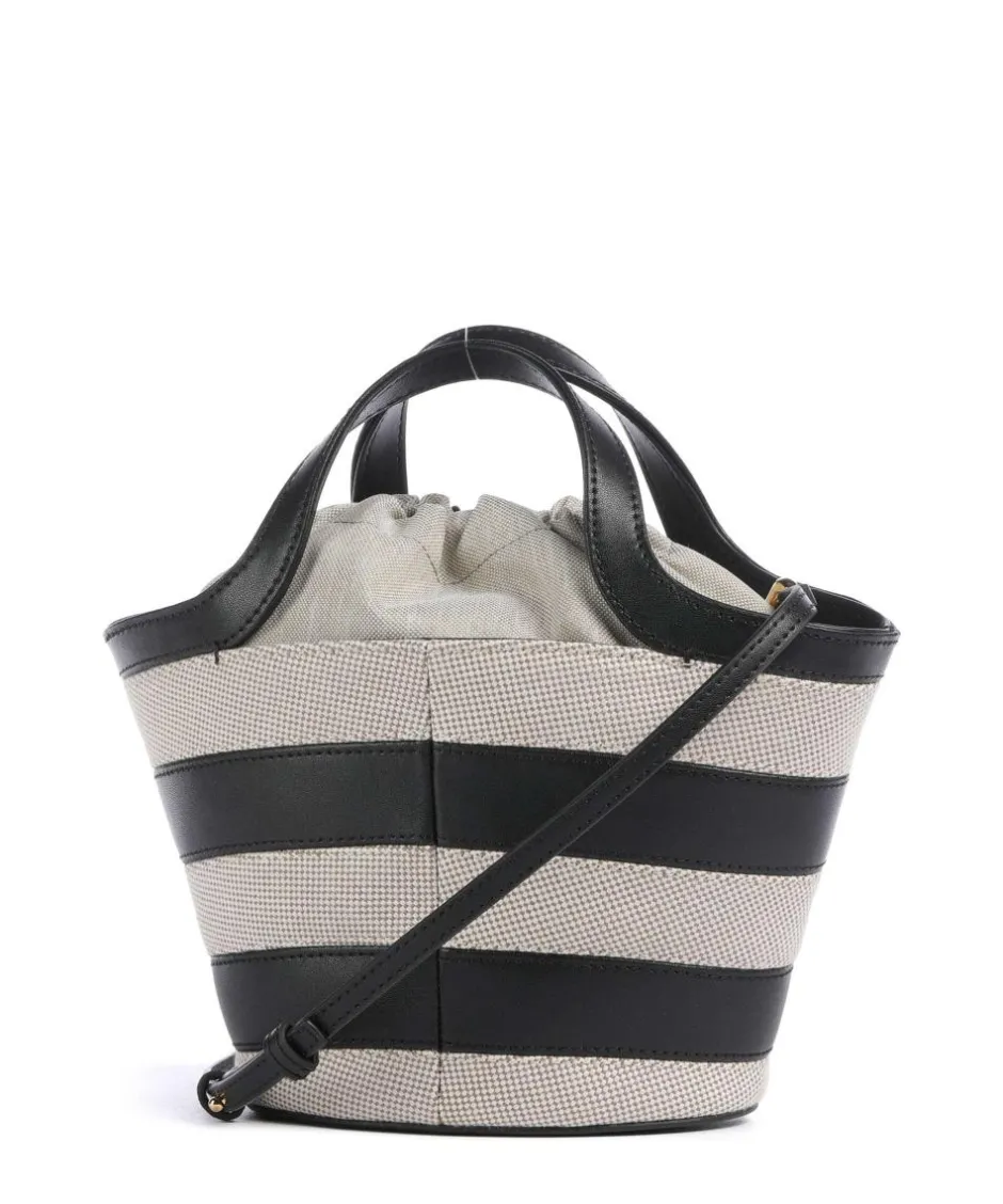 Furla Handbags|Crossbody Bags-Vortice Mini Crossbody bag canvas, fine grain leather