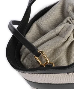 Furla Handbags|Crossbody Bags-Vortice Mini Crossbody bag canvas, fine grain leather